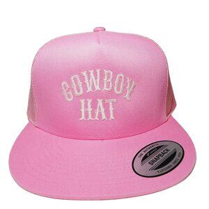 Cowboy Hat Mesh Adjustable Snapback Direct Embroide…